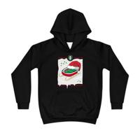 Hoodie zwart - kids - Kerst Kuip Slee