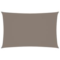 Zonnescherm rechthoekig 4x7 m oxford stof taupe