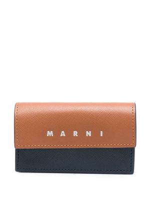 Marni portefeuille Business en cuir - Marron