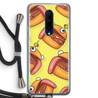 Hamburger: OnePlus 7 Pro Transparant Hoesje met koord