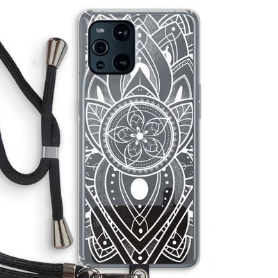 It's Complicated: Oppo Find X3 Transparant Hoesje met koord