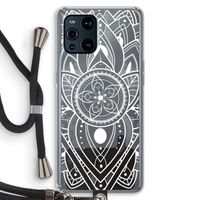 It's Complicated: Oppo Find X3 Transparant Hoesje met koord