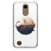 Yin Yang Wolves: LG K10 (2017) Transparant Hoesje
