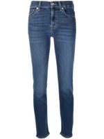 7 For All Mankind jean skinny à taille basse - Bleu