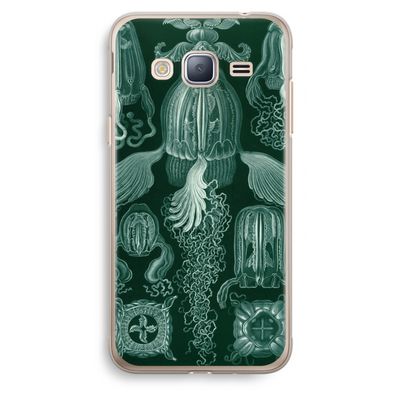 Haeckel Cubomedusae: Samsung Galaxy J3 (2016) Transparant Hoesje