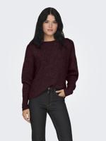 Only Onldaniella L/s Pullover Knt Noos Trui 4801567 Mauve Wine Melange