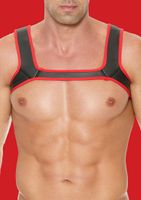 Ouch Puppy Play - Neoprene Harness Size L/XL - Red