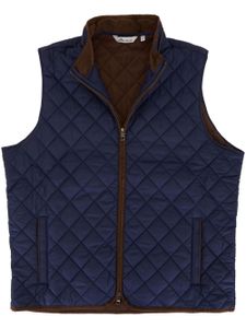 Peter Millar gilet matelassé crop - Bleu