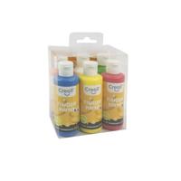 Vingerverf creall happy ingredients 6 kleuren 80ml