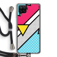 Pop Art #3: Samsung Galaxy A12 Transparant Hoesje met koord