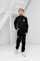 Marokko Teamfinal Casual Trainingspak Junior Zwart 2025/2026 - Maat 116 - Kleur: Zwart | Soccerfanshop