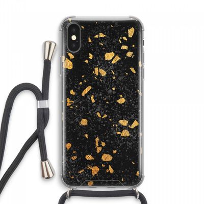 Terrazzo N°7: iPhone XS Max Transparant Hoesje met koord