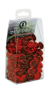 Superfish Zen Crystal Stones 300g - Levendige Rode Aquarium Stenen, Veilig & Esthetisch