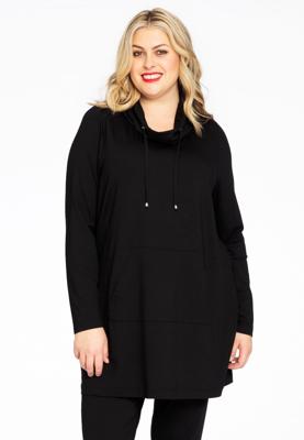 Yoek Shirt met zak LOUNGE | Zwart | Maat 58/60