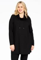 Yoek Shirt met zak LOUNGE | Zwart | Maat 50/52