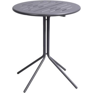 Bistrotafel Vence - antraciet - 70xØ60 cm - Leen Bakker