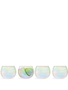 LSA International lot de verres Bubble Rocking - Tons neutres