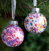 Plastic & styrofoam ball ornament assorted. - Kurt S. Adler - thumbnail
