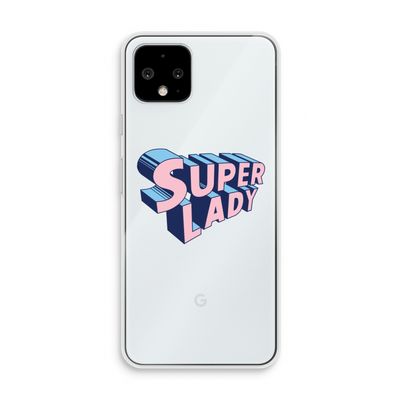 Superlady: Pixel 4 Transparant Hoesje