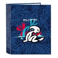 Ringmap El Niño Paradise Marineblauw A4 27 x 33 x 6 cm