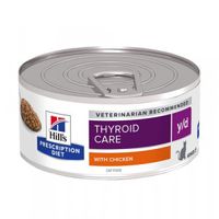 Hill's Prescription Diet Y/D Thyroid Care nat kattenvoer blik 1 tray (24 x 156 g) - thumbnail