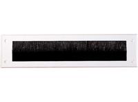 Tochtwering brievenbus - Met Borstel - Kunststof - 34 x 8 cm - Wit
