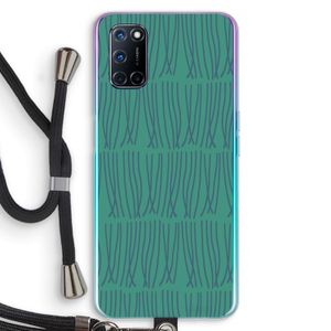 Swirls: Oppo A92 Transparant Hoesje met koord
