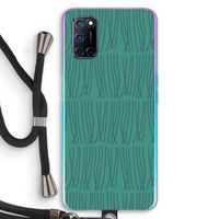 Swirls: Oppo A92 Transparant Hoesje met koord