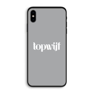 Topwijf Grijs Wit: iPhone X Biologisch afbreekbaar hoesje