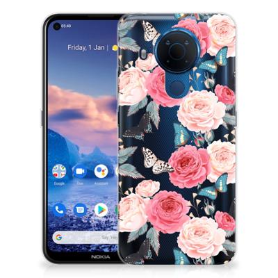 Nokia 5.4 | TPU Case | Butterfly Roses Nokia 5.4 | TPU Case | Butterfly Roses