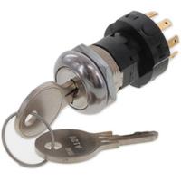 C & K Switches H200AA2F205NB Switch lock H Series Sleutelschakelaar 20 V/AC, 20 V/DC 2x aan/aan/aan 1 stuk(s)