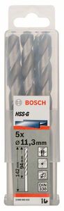 Bosch Accessoires Metaalboren HSS-G, Standard 11,3 x 94 x 142 mm 5st - 2608585532