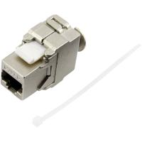 TRU COMPONENTS RJ45-koppeling, Cat. 6 93038C366 Koppeling, recht Aantal polen 8 Metaal 1 stuk(s) - thumbnail