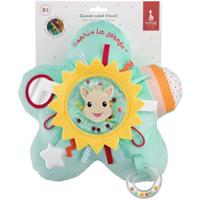 Speenclip - Sophie de Giraffe - Jungle - Stoffen clip - Zachte materialen - Pastelkleuren