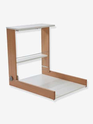 Luiertafel voor aan de muur. naturlijk/wit