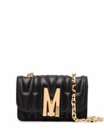 Moschino sac porté épaule matelassé - Noir