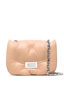 Maison Margiela mini sac porte épaule Glam Slam Flap - Tons neutres