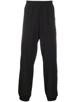 Moncler Grenoble pantalon de jogging à taille élastiquée - Noir
