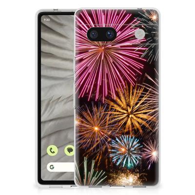 Google Pixel 7A | Sillicone Back Cover | Vuurwerk