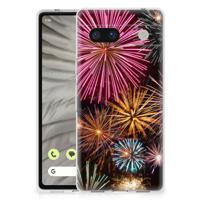 Google Pixel 7A | Sillicone Back Cover | Vuurwerk