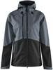 Craft 1907995 Block Shell Jacket Wmn - Asphalt/Black - XS