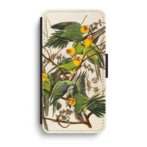 Carolinaparkiet: iPhone XR Flip Hoesje