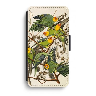 Carolinaparkiet: iPhone XR Flip Hoesje