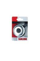 Simson fietsbel hybride zilver op kaart Simson fietsbel hybride zilver op kaart
