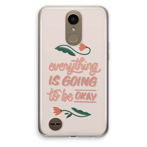 Optimistic flower girl: LG K10 (2017) Transparant Hoesje