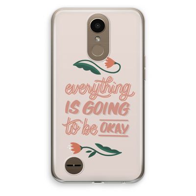 Optimistic flower girl: LG K10 (2017) Transparant Hoesje
