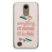 Optimistic flower girl: LG K10 (2017) Transparant Hoesje