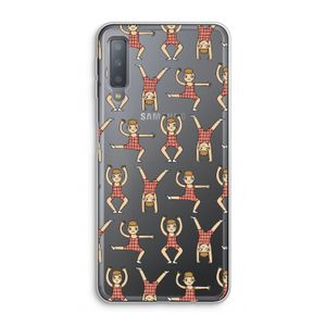 Gymboys: Samsung Galaxy A7 (2018) Transparant Hoesje