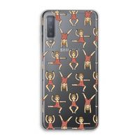 Gymboys: Samsung Galaxy A7 (2018) Transparant Hoesje