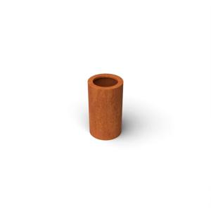 Geroba Geroba Ronda B10 ronde plantenbak met bodem 350x600mm - Cortenstaal